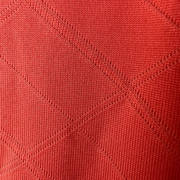 Adidas Woman’s ClimaCool Golf Shirt- pink/orange shade - Picture 3 of 7